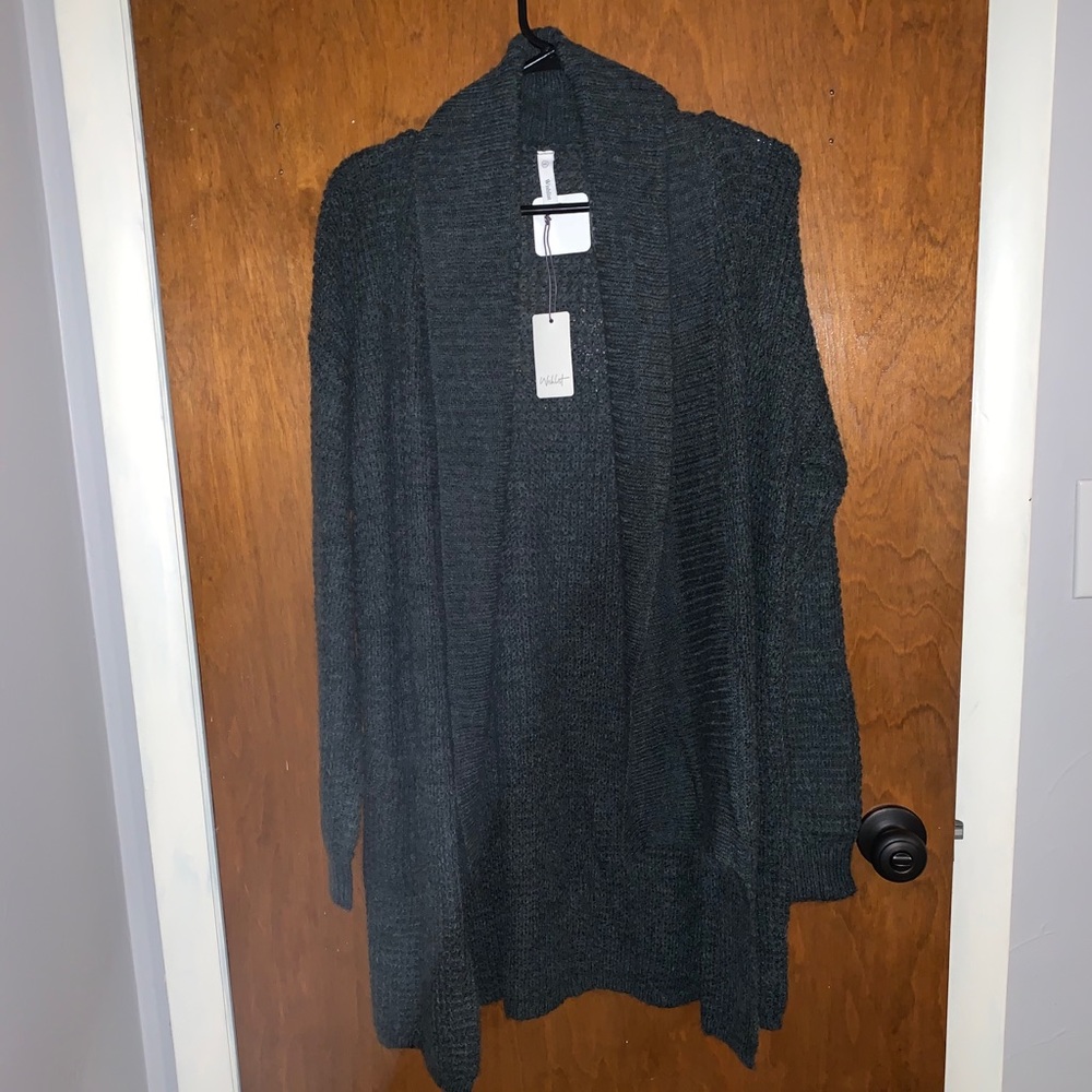 M/L Charcoal Cardigan